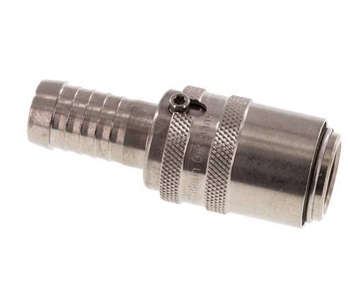 Stainless Steel DN 9 Mold Coupling Socket 13 mm Hose Pillar