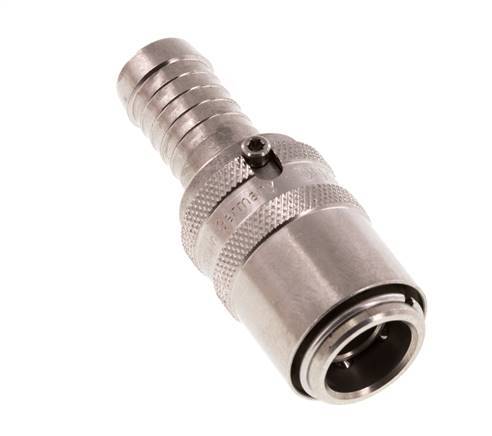 Stainless Steel DN 9 Mold Coupling Socket 13 mm Hose Pillar