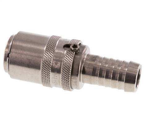 Stainless Steel DN 9 Mold Coupling Socket 13 mm Hose Pillar