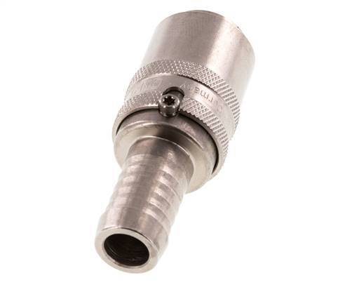 Stainless Steel DN 9 Mold Coupling Socket 13 mm Hose Pillar