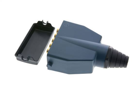 Enchufe múltiple de latón 12x4 mm Conexiones a presión