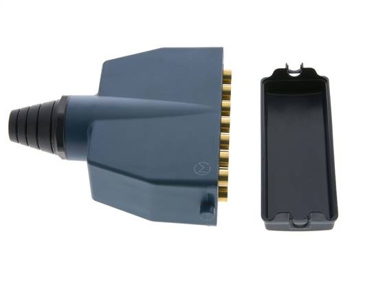 Enchufe múltiple de latón 20x4 mm Conexiones a presión