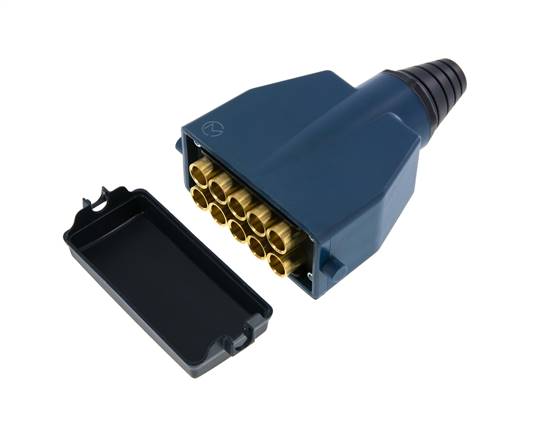 Enchufe múltiple de latón 10x6 mm Conexiones a presión