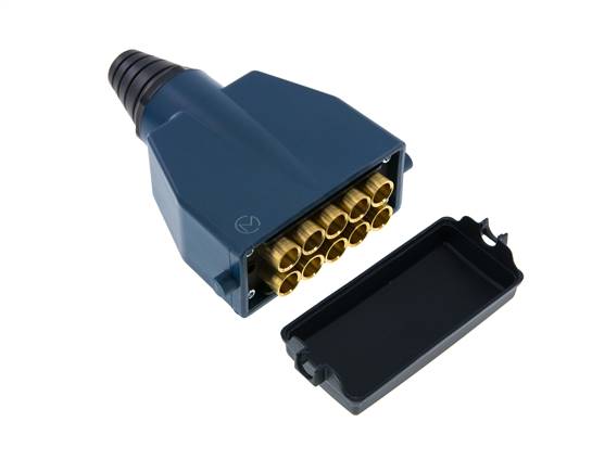 Enchufe múltiple de latón 10x6 mm Conexiones a presión