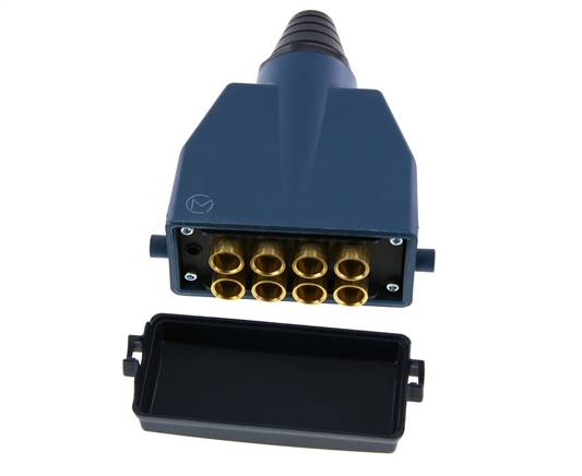 Enchufe múltiple de latón 8x8 mm Conexiones a presión