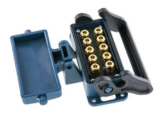 Enchufe múltiple de latón 10x6 mm Conexiones a presión Protección de desbloqueo