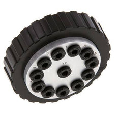 POM Enchufe múltiple 12x4 mm Conexiones a presión Vacío