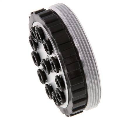 Enchufe múltiple de POM 12x4 mm Conexiones a presión Vacío