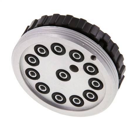 Enchufe múltiple de POM 12x4 mm Conexiones a presión Vacío