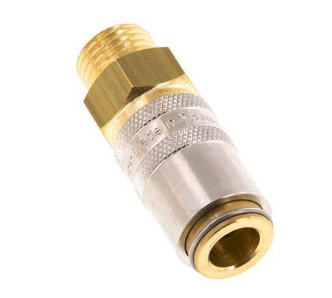 Acoplamiento de latón DN 6 con rosca macho M14x1,5