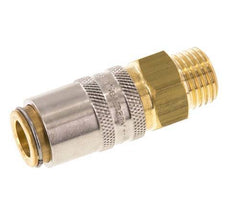 Acoplamiento de latón DN 6 con rosca macho M14x1,5