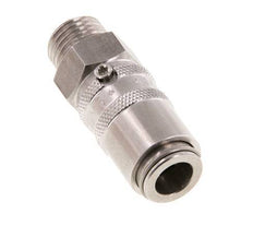 Acoplamiento de moldes de acero inoxidable DN 6 con rosca macho M14x1,5