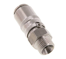 Acoplamiento de moldes de acero inoxidable DN 6 con rosca macho M14x1,5