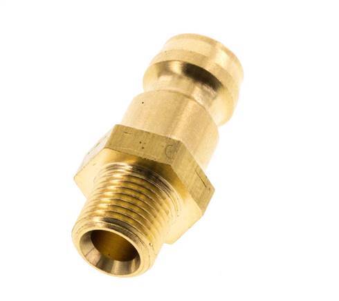 Tapón de acoplamiento del molde DN 6 de latón con rosca macho M8x0,75 [5 piezas]