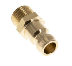 Tapón de acoplamiento del molde DN 6 de latón con rosca macho M10x1 [5 piezas]