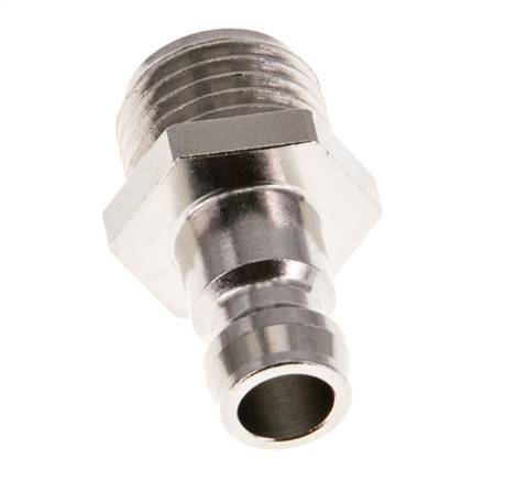 Tapón de acoplamiento del molde DN 6 de latón G 1/4 pulgadas rosca macho [5 piezas]