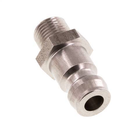 Tapón de acoplamiento del molde DN 6 de acero inoxidable con rosca macho M8x0,75