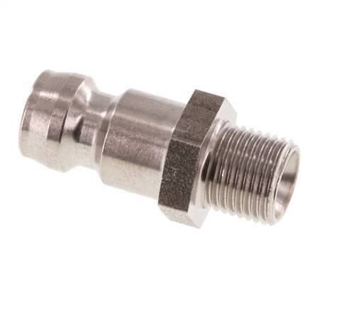 Tapón de acoplamiento del molde DN 6 de acero inoxidable con rosca macho M8x0,75