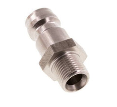 Tapón de acoplamiento del molde DN 6 de acero inoxidable con rosca macho M8x0,75