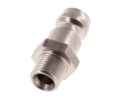 Tapón de acoplamiento del molde DN 6 de acero inoxidable con rosca macho M8x0,75