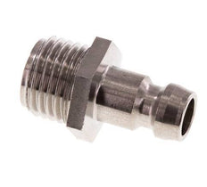Tapón de acoplamiento de moldes DN 6 de acero inoxidable G 1/4 pulgadas rosca macho