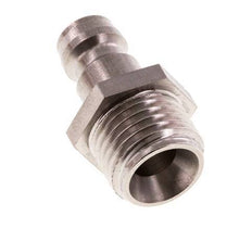 Tapón de acoplamiento de moldes DN 6 de acero inoxidable G 1/4 pulgadas rosca macho