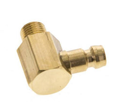 Tapón de acoplamiento del molde DN 6 de latón M10x1 rosca macho (cónico) 90-deg [2 piezas]