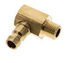 Tapón de acoplamiento del molde DN 6 de latón M10x1 rosca macho (cónico) 90-deg [2 piezas]