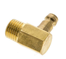 Latón DN 6 Tapón de Acoplamiento de Moldes M14x1,5 Rosca Macho (Cónica) 90-deg
