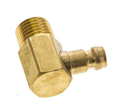 Latón DN 6 Tapón de Acoplamiento de Moldes M14x1,5 Rosca Macho (Cónica) 90-deg