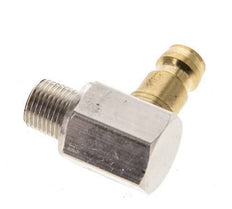 Acoplamiento de latón DN 6 R 1/8 pulgadas rosca macho 90-deg [2 piezas]