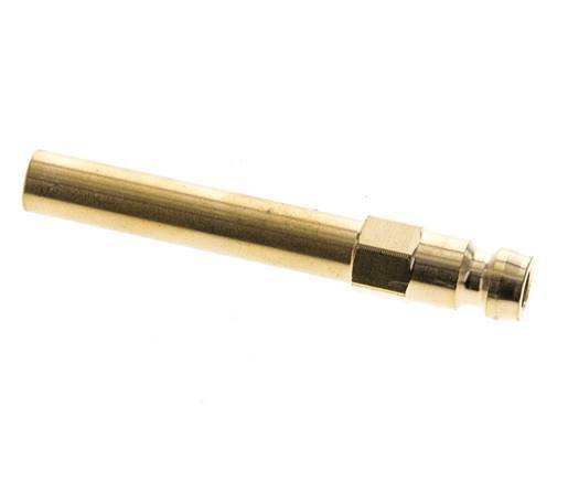 Latón DN 6 Tapón de anclaje al molde 8x63 mm Conexiones a presión [2 piezas]