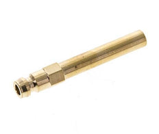 Latón DN 6 Tapón de anclaje al molde 8x63 mm Conexiones a presión [2 piezas]