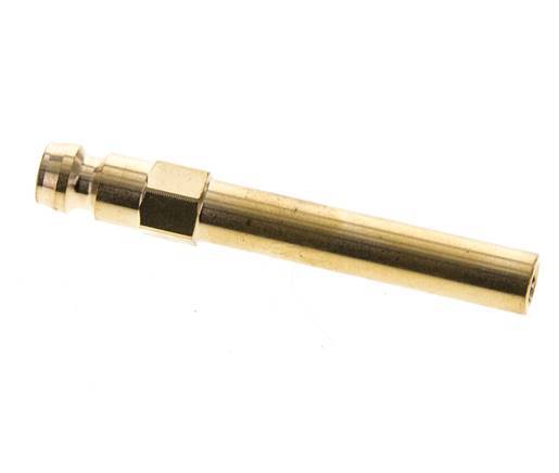 Latón DN 6 Tapón de anclaje al molde 8x63 mm Conexiones a presión [2 piezas]