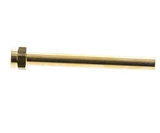 Tubo de latón roscado hembra M16x1,5 de 150 mm de longitud