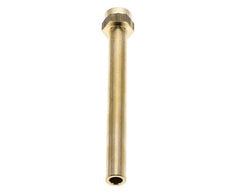 Tubo de latón roscado hembra M16x1,5 de 150 mm de longitud