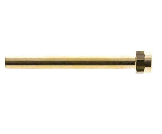 Tubo de latón roscado hembra M16x1,5 de 150 mm de longitud