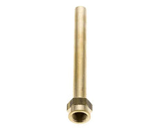 Tubo de latón roscado hembra M16x1,5 de 150 mm de longitud