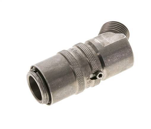 Acero inoxidable DN 9 Acoplamiento de moldes con rosca macho M16x1,5 de 45 grados