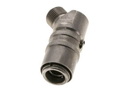 Acero inoxidable DN 9 Acoplamiento de moldes con rosca macho M16x1,5 de 45 grados