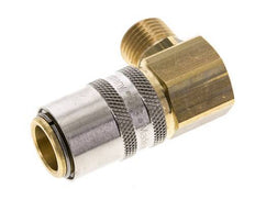 Latón DN 9 Acoplamiento de moldes Toma de corriente M16x1,5 Rosca Macho 90-deg