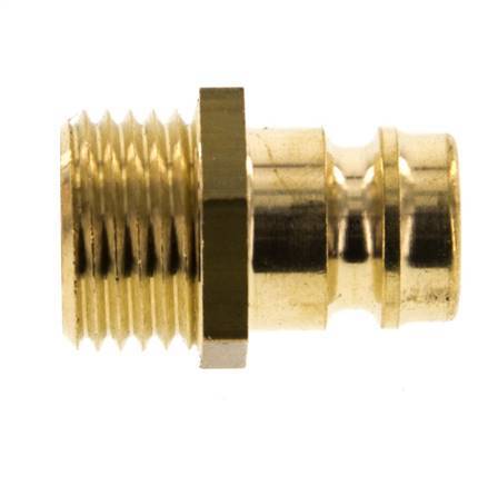 Tapón de acoplamiento del molde DN 9 de latón con rosca macho M16x1,5 [5 piezas]