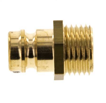 Tapón de acoplamiento del molde DN 9 de latón con rosca macho M16x1,5 [5 piezas]
