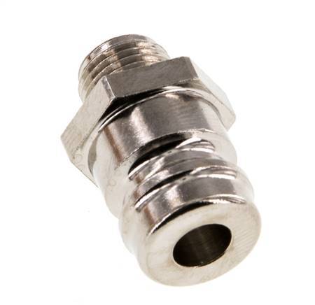Latón DN 9 Tapón de Acoplamiento de Moldes G 1/8 pulgadas Rosca Macho [5 Piezas]
