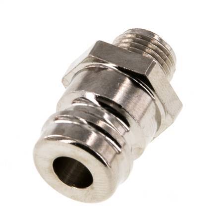 Latón DN 9 Tapón de Acoplamiento de Moldes G 1/8 pulgadas Rosca Macho [5 Piezas]