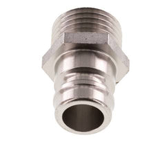 Tapón de acoplamiento de moldes DN 9 de acero inoxidable con rosca macho M16x1,5