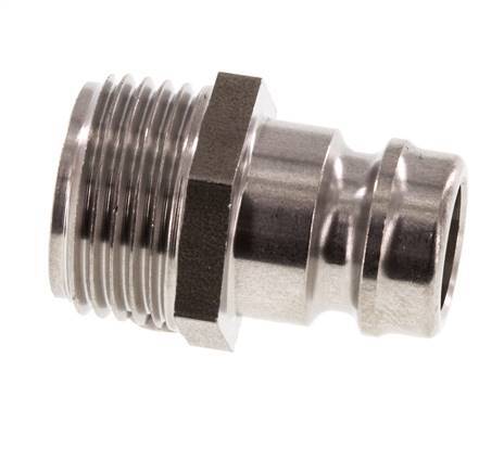 Tapón de acoplamiento del molde DN 9 de acero inoxidable con rosca macho de 3/8 pulgadas
