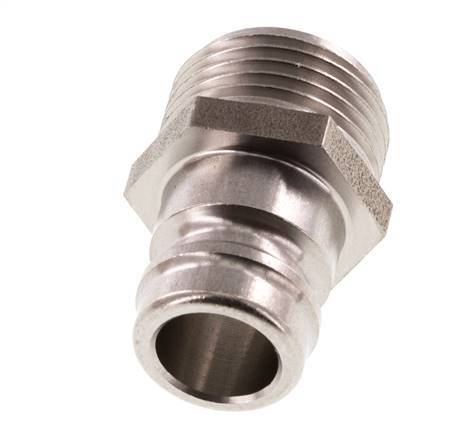 Tapón de acoplamiento del molde DN 9 de acero inoxidable con rosca macho de 3/8 pulgadas