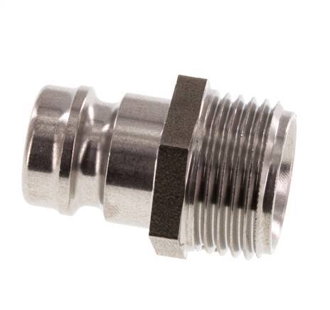 Tapón de acoplamiento del molde DN 9 de acero inoxidable con rosca macho de 3/8 pulgadas