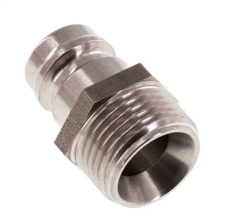 Tapón de acoplamiento del molde DN 9 de acero inoxidable con rosca macho de 3/8 pulgadas
